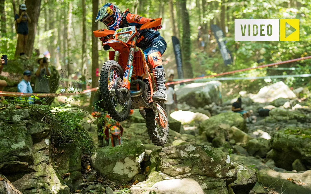 Lettenbichler pilote KTM en action à la TKO