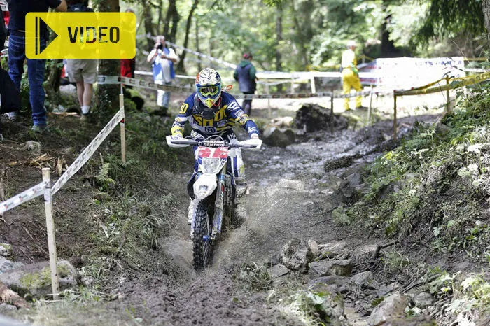 Vidéo enduro avec Pela Renet pilote moto Husqvarna Racing