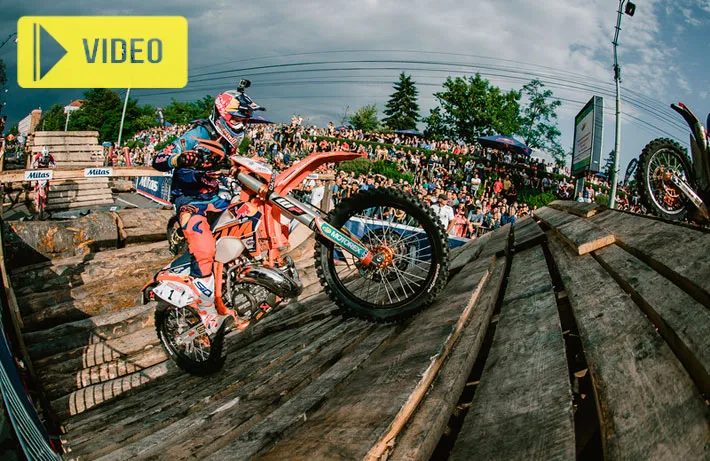 Jonny Walker  lors du prologue de la Red Bull Romaniacs 2015 