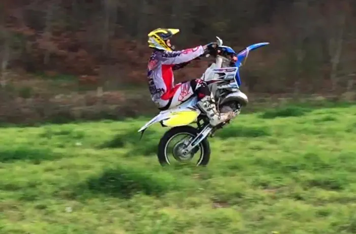 wheeling enduro Florian Peyret