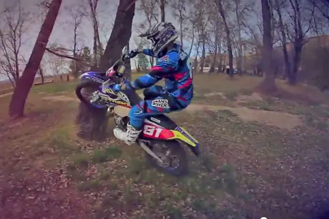 Xavie Galindo Husaberg enduro