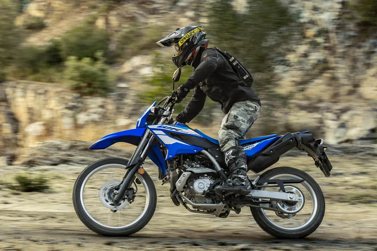 yamaha 125 WR trail 2026 pilote 2