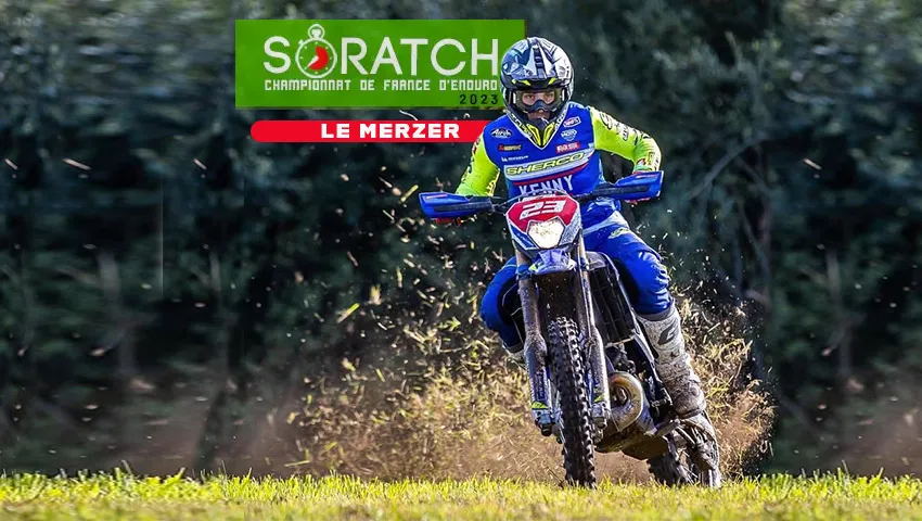 Zach Pichon double scratch enduro France 2023 Le Merzer